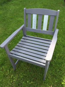 Zinc garden chair